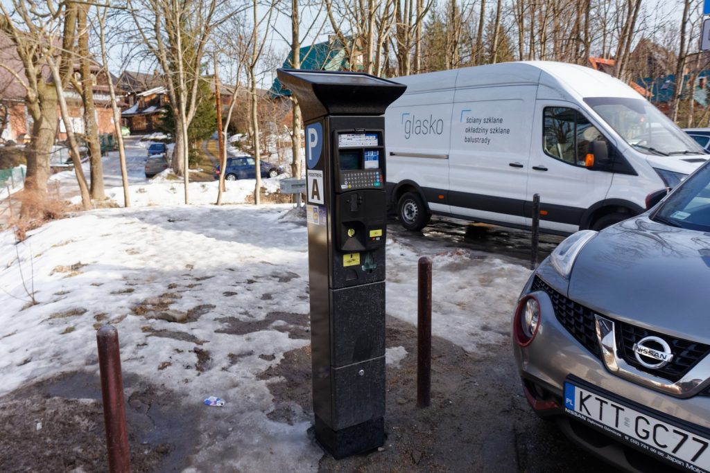 Parking machine in Zakopane